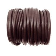 Leer Koord Bruin 3mm